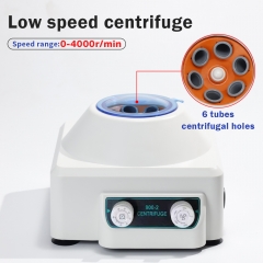 New Arrival Laboratory Centrifuge 10ml*6 Tube Benchtop Beauty Medical Industrial Centrifuge Mechanical Low Speed Centrifuge Lab