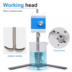 High Quality Digital Lab 2L Agitator Rotary Electronic Overhead Mixer Cosmetic Medical Perfume Stirrer