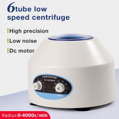 New Arrival Mechanical Low Speed Centrifuge Lab 10ml*6 Tube Industrial Medical Centrifuge Benchtop Beauty Laboratory Centrifuges