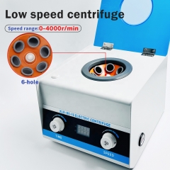 New Arrival Adjustable Speed Timer Centrifuge 6 Plastic Test Tubes Centrifuge Machine for Cosmetic Medical Industry