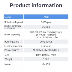 Lab Centrifuge Machine For PRP Microcentrifuge Laboratory Blood Plasma Mini Prp Centrifuge Machine