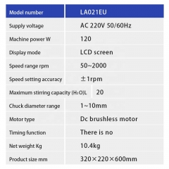 Best Price Cosmetic Laboratory Equipment Mixer 2000RPM Rotary Overhead Stirrer