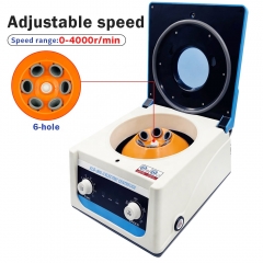 New Arrival 6 holes Lab Benchtop Centrifuge Medical Blood Glass Tube Centrifuge Machine