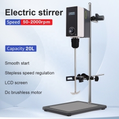 New Arrival Overhead Electric Stirrer Mixer 20L Laboratory Automatic Digital Mixers Cosmetics Cantilever Electric Stirrers Lab