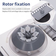 New Mini PCR Tube Centrifuge Digital Replaceable Rotor Medical Beauty Centrifuge Machine