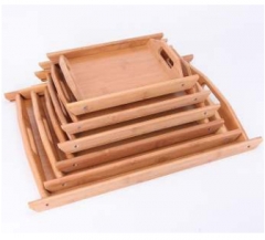 Bamboo	Serving Tray with handle