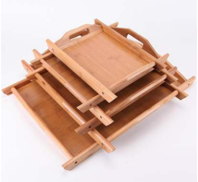 Bamboo	Serving Tray with handle