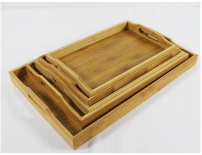 Bamboo	Serving Tray with handle