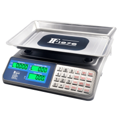 Stainless steel key LED Dual-display 40kg/5g Electronic Price Counting Scale digital weighing scale 14191-494F