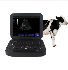 Black and white Veterinary Laptop Ultrasound Diagnostic System PU-VDL151A