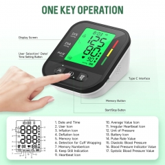 BP Machine Digital Blood Pressure Monitors Tensiometer Electric Portable Pretion Meter Sphygmomanometer Blood Pressure Machine