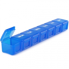 New 7 Cases Large Pill Box Plastic Pill Box 7 Day Pill Organizer