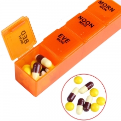 Hot Sale Rainbow Weekly Pill Medicine case 28 Case Plastic Pill Box Daily Pill Box