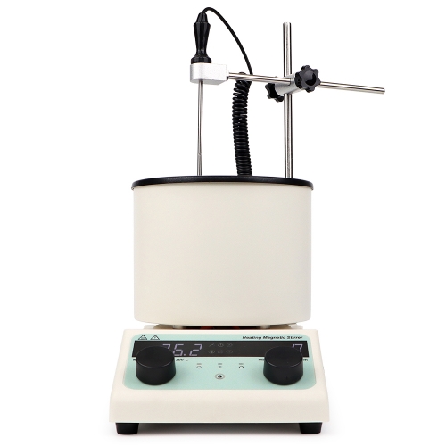 Magnetic Stirrer with Heating and Timer Function 260 Degree 1L Capacity Digital Display Oil Bath Water Bath