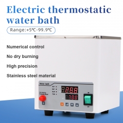 High Precision Digital Display Electric Thermostatic Lab Water Bath Laboratory Heating Equipment