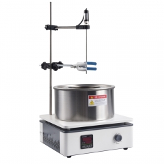 Heat Collecting Magnetic Stirrer 800ML Magnetic Hot Plate Stirrer Magnetic Laboratory Oil Bath/Water Bath Heating System