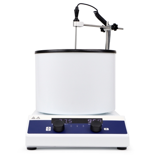 LCD Digital Magnetic Stirrer Pot Stirrer Temperature Heat Collecting Magnetic Stirrer Oil Bath Temperature Control