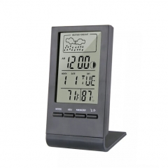 CX-220 Mini Digital Thermometer Hygrometer Indoor Temperature Humidity Meter Gauge Clock Weather Station Forecast Max Min Value