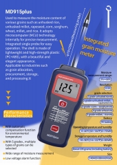 MD915plus Moisture Meter Grain Hygrometer