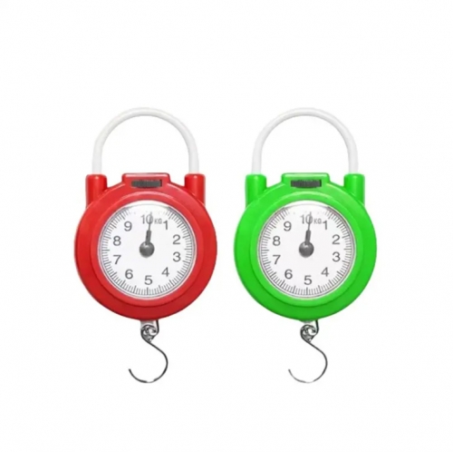 10kg MIIMI Weighing Portable Electronic Scale Weight Balance Suitcase Travel Bag Hanging Steelyard Hook Fishing Scale