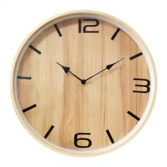 Customization Wooden Wall Clock with Silent Movement Home Decor Personalized Design Quartz Wooden Wall Clock