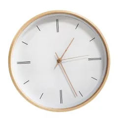 Customized Quartz Wall Clock for Home Decor with Silent Movement DIY Wooden Wall Clock
