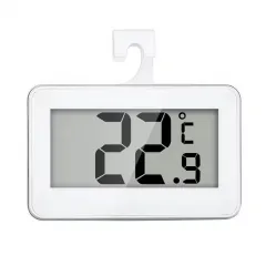 HT-6S Refrigerator Thermometer Digital Fridge Freeze Room Thermometer Waterproof Large LCD Display Max Min Record Function