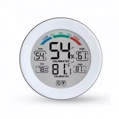 YZ0115 Round Shape Digital Thermometer Hygrometer Weather Station
