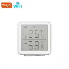 DD-TH03 WiFi Thermometer Hygrometer Indoor Alexa Tuya Smart Temperature Humidity Sensor Monitor for Home Red Wine Cellar Greenhouse