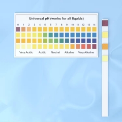 Test-ph014 Factory Direct Sale General Type of pH Value test Strips Range From 0-14 for Soil/swimming Pool/pond/drinking Water test Strips