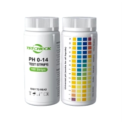 Test-ph014 Factory Direct Sale General Type of pH Value test Strips Range From 0-14 for Soil/swimming Pool/pond/drinking Water test Strips