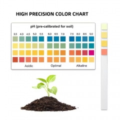Garden Ph3.5-9.0 Soil pH Test Strips Soil Test Kits Test Paper