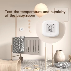 YH-TH10 Mini Tuya Smart Wifi Zigbee Temperature and Humidity Sensor LCD Display Mini Thermometer Hygrometer Android Operated