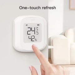YH-TH10 Mini Tuya Smart Wifi Zigbee Temperature and Humidity Sensor LCD Display Mini Thermometer Hygrometer Android Operated