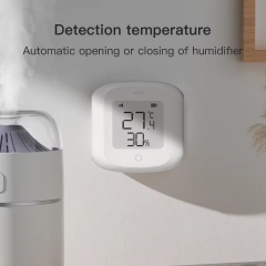 YH-TH10 Mini Tuya Smart Wifi Zigbee Temperature and Humidity Sensor LCD Display Mini Thermometer Hygrometer Android Operated