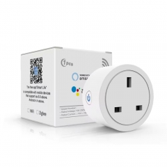 YH-WS009-UK UK Smart Plug Outlet Energy Monitoring Timer APP Voice Control Tuya Alexa Google Home WiFi Smart Power Socket