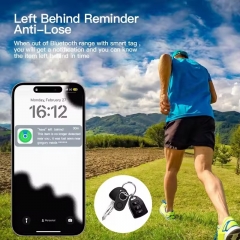 YH-itag12(Locasync) OEM MFi Find My Tag Wholesale GPS Track Tag Custom Logo Smart Key Finder Locator Bag Wallet Luggage Mini Tracker for Apple