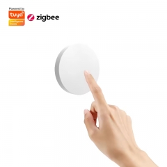 YH-SC021-ZigBee Wireless Scene Switch Button Tuya ZigBee Battery Powered Smart Home Scenario Controller with Alexa Google Voice Control