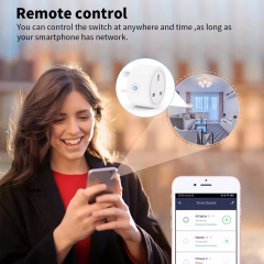 YH-WS009-UK UK Smart Plug Outlet Energy Monitoring Timer APP Voice Control Tuya Alexa Google Home WiFi Smart Power Socket