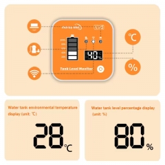 ME201R Tuya Smart Home Products Wifi Wireless Ultrasonic LCD Display Indicator Radar Water Tank Liquid Fuel Level Sensor Gauges