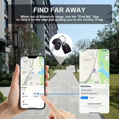 YH-itag12(Locasync) OEM MFi Find My Tag Wholesale GPS Track Tag Custom Logo Smart Key Finder Locator Bag Wallet Luggage Mini Tracker for Apple