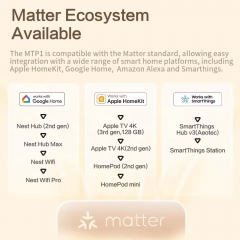YH-MTP1 Matter Thread Built-in Battery Blind Driver Smart Bead Chain Curtain Motor App Voice Knob Control Smart Home Products