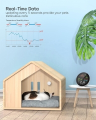 Tuya Smart WiFi Digital Wireless Weather Station With Clock Air Pressure UV Wind Speed Temperature and Humidity Sensor