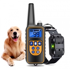 MZ-880 Waterproof Rechargeable Vibrating Dog Anti Barking Electric Shock Training Remote Control Pet Dog Training Collars