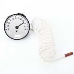 TMP058 Temperature 120 Plastic Round Liquid Expansion Thermometer with Plastic Probe
