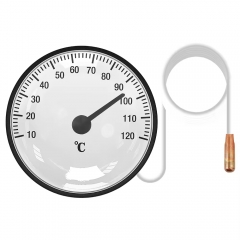 TMP058 Temperature 120 Plastic Round Liquid Expansion Thermometer with Plastic Probe