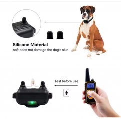 MZ-880 Waterproof Rechargeable Vibrating Dog Anti Barking Electric Shock Training Remote Control Pet Dog Training Collars