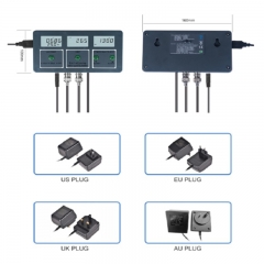 Multifunctional online monitor 8in1 PH/EC/TDS/ORP/ salinity and temperature intelligent WiFi connection APP