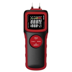 MT600 Newest 2-in-1 Pin and Pinless Moisture Meter with Multiple Modes Humidity and Temperature Analyzer Wood Humidity Tester