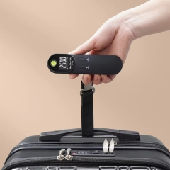 QJ-610 New Portable 50kg 110lb LCD Digital Display Luggage Scale with Level Function Battery Powered Electronic Device